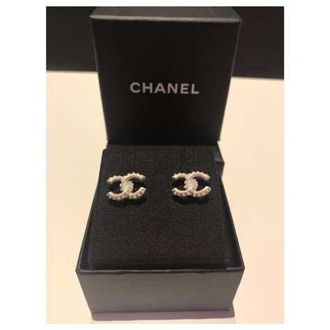 boucle d'oreil chanel cc|Boucles d'oreilles .